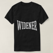 Widener Arch Logo Universiteit Alumni Style T-shirt (Design voorkant)