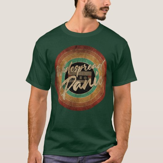 Widespread Panic Vintage Circle Art vrienden T-shirt (Voorkant)