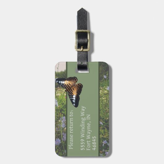 Widflower Meadow Bagagelabel (Voorkant verticaal)