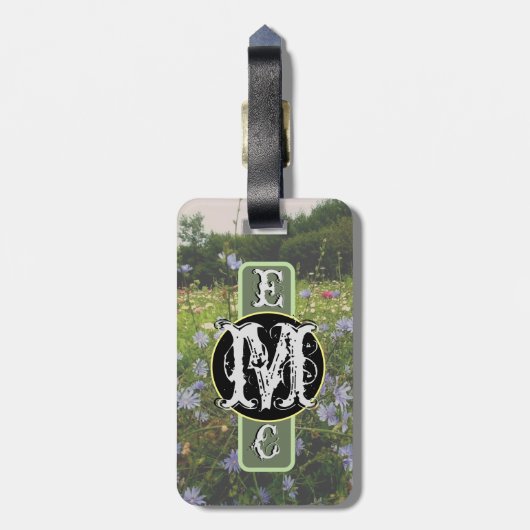 Widflower Meadow Bagagelabel (Achterkant verticaal)