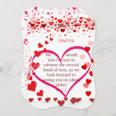 Widing invitation  kaart (Voorkant / Achterkant)