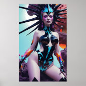 Widow Queen of the Scrum Run Poster (Voorkant)