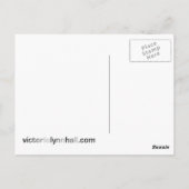 Widow Skimmer Dragonfly Black & White Photography Briefkaart (Achterkant)