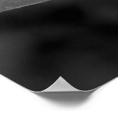 Widow Skimmer Dragonfly Black & White Photography Poster (Hoek)