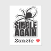 Widow Spider Venomous Spiders - Arachnology Geek Sticker (Vel)