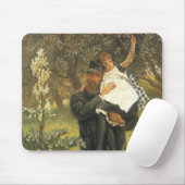 Widower van Tissot,  Victoriaans portret kunst Muismat (Met muis)