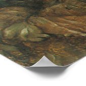 Widower van Tissot,  Victoriaans portret kunst Poster (Hoek)