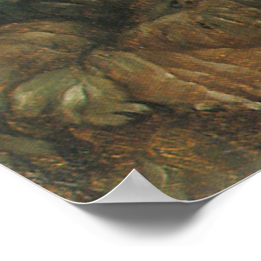 Widower van Tissot,  Victoriaans portret kunst Poster (Hoek)