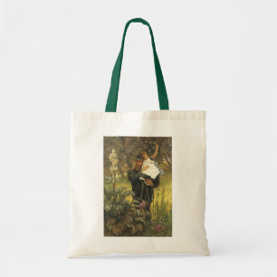 Widower van Tissot,  Victoriaans portret kunst Tote Bag