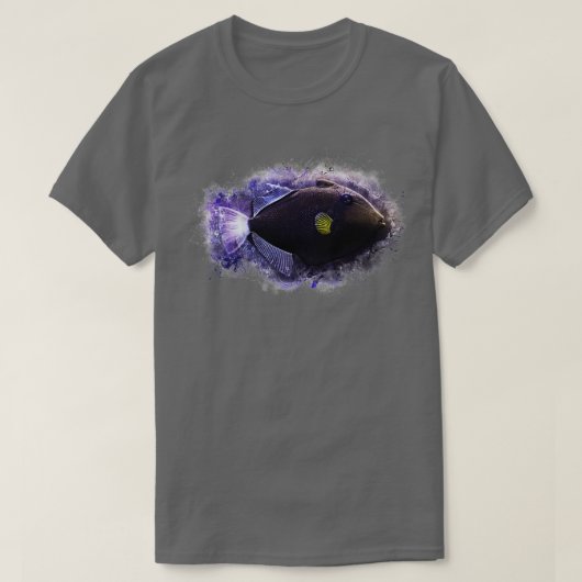 Widows triggervis Melichthys vidua T-shirt (Design voorkant)