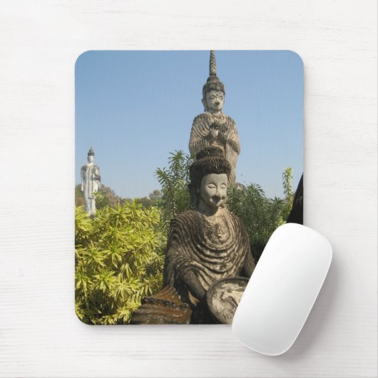 Wie aanbidden jullie? Nong Khai, Isaan, Thailand Muismat (Met muis)