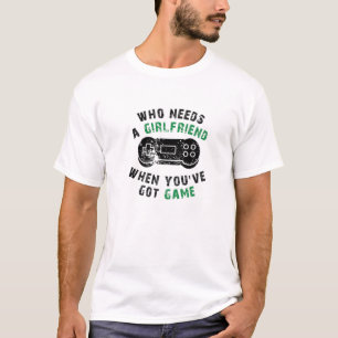 Wie behoefte heeft aan een Vriendin grappig ontwer T-shirt