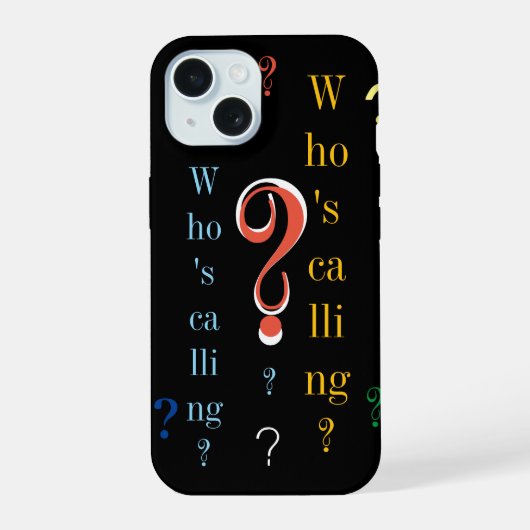 Wie belt er? iPhone 15 case (Achterkant)