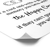 Wie ben ik? Bloemen Poster (Hoek)