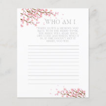 Wie ben ik een Vrijgezellenfeest-game-kaart voor h