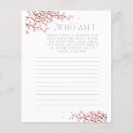 Wie ben ik een Vrijgezellenfeest-game-kaart voor h