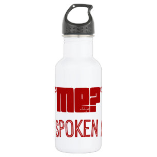 Wie ben ik? IK BEN GESPROKEN. Waterfles