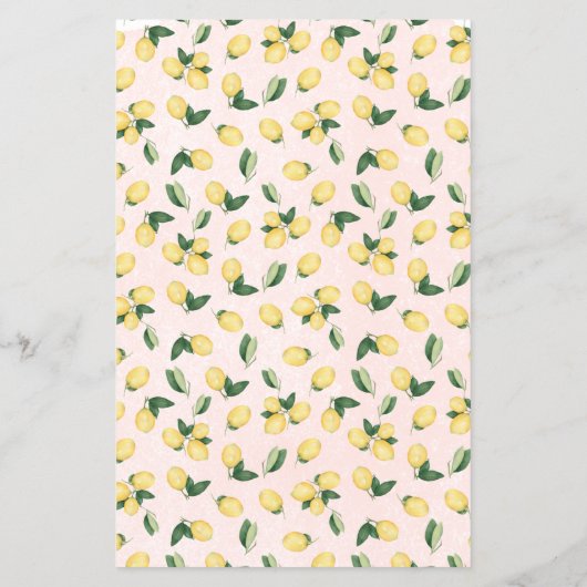 Wie ben ik? Lemon Pink Vrijgezellenfeest Game Kaar Flyer (Achterkant)