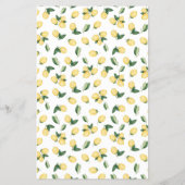 Wie ben ik? Lemon Vrijgezellenfeest Game Kaart (Achterkant)