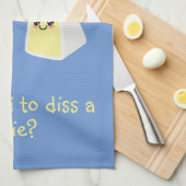 wie ben ik om een bruid te ontslaan theedoek (Quarter Fold)