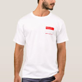 Wie ben ik? t-shirt (Voorkant)