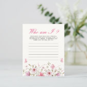 Wie ben ik vlinders Vrijgezellenfeest spel (Staand voorkant)