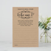 Wie ben ik vrijgezellenfeest engels spaans rustige (Staand voorkant)