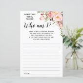 Wie ben ik? vrijgezellenfeest engels spaans spel (Staand voorkant)