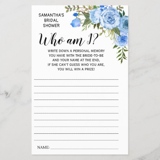 Wie ben ik? Vrijgezellenfeest Engelse Spaanstalige Flyer (Voorkant)