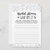 Wie ben ik Vrijgezellenfeest of Hen Party spel Kaa Kaart (Voorkant)