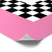 Wie ben ik? Wonderland Alice Quote Poster (Hoek)