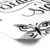 Wie ben je mooi, Butterflies Poster? Poster (Hoek)