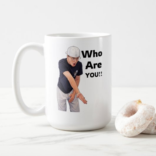 Wie ben jij Cam Koffiemok (Met donut)