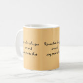 Wie ben jij? koffiemok (Voorkant links)