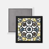 Wie ben jij? magneet (Voorkant / Achterkant)