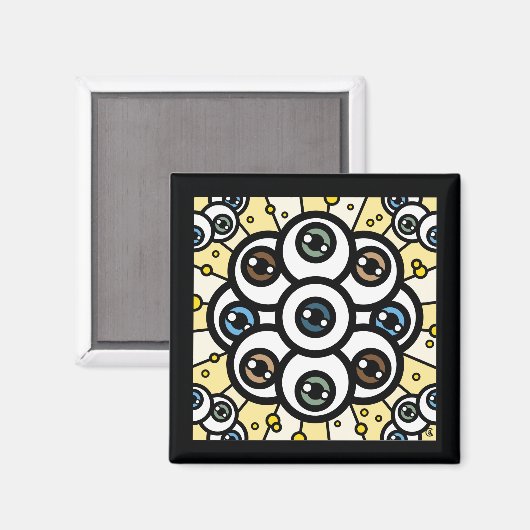 Wie ben jij? magneet (Voorkant / Achterkant)