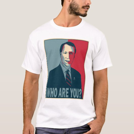 Wie ben jij? t-shirt (Voorkant)