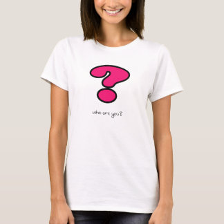 Wie ben jij? t-shirt