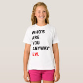 Wie ben jij? We Swifties T-shirt (Voorkant volledig)
