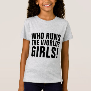 WIE BESTUURT DE WERELD? MEISJES! T-shirts