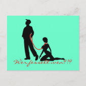 Wie bindt wie? briefkaart (Voorkant)