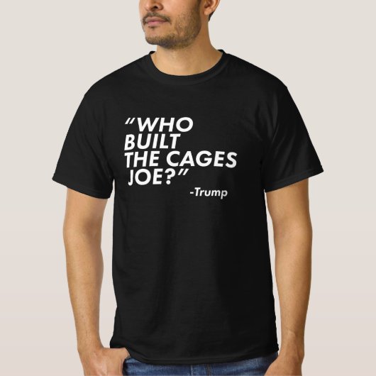 Wie bouwde de kooien Joe T-shirt (Voorkant)