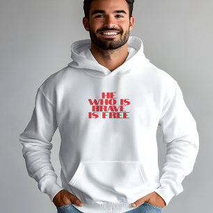 Wie dapper is, is vrij hoodie