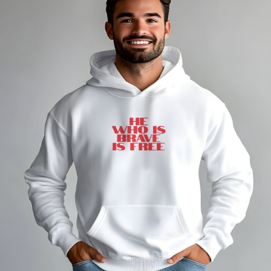 Wie dapper is, is vrij hoodie