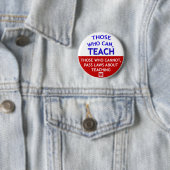 Wie dat kan, TEACH Ronde Button 5,7 Cm (In situ)