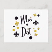 Wie dat t-shirts briefkaart (Voorkant)