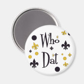 Wie dat t-shirts magneet (Voorkant / Achterkant)