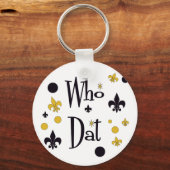 Wie dat t-shirts sleutelhanger (Voorkant)