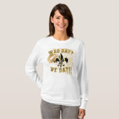 Wie dat?/wij dat/ fleur de Lis/liefde/zoen T-shirt (Voorkant volledig)