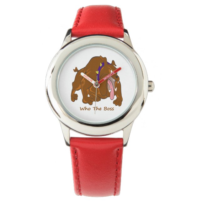 Wie de baas horloge (Voorkant)